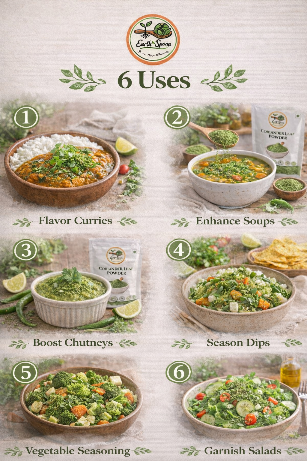 Coriander Leaf Powder